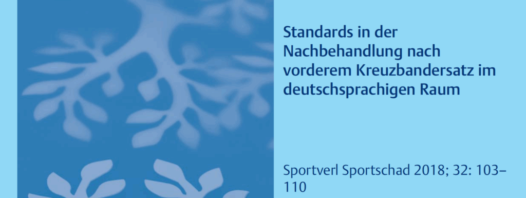 Nachbehandlung Kreuzbandersatz