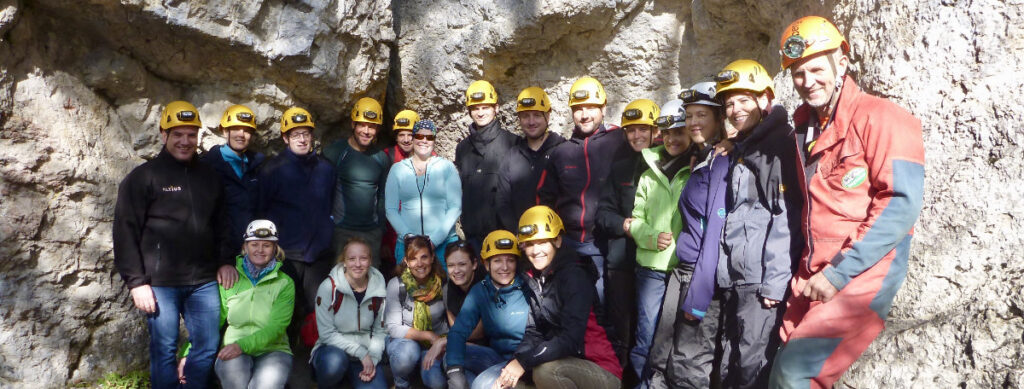 Teamevent Altius Höhlenklettern